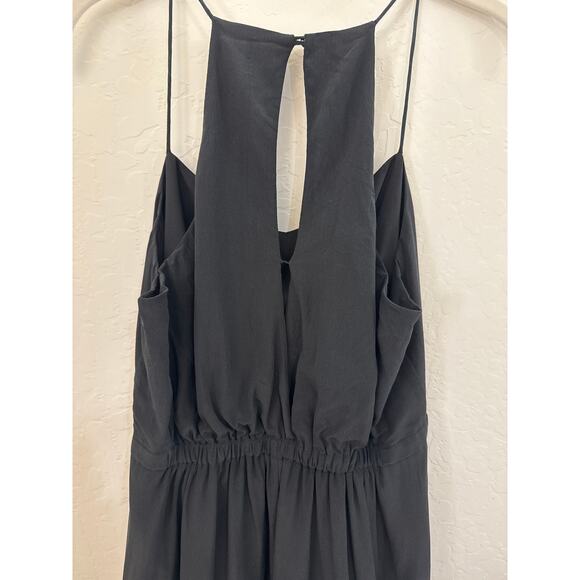 Madewell Black Silk Dress Size 6 - Picture 4 of 11